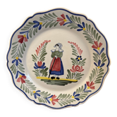 Quimper decorative plate