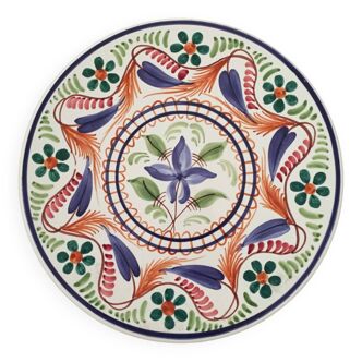 Decorative ceramic flower plate