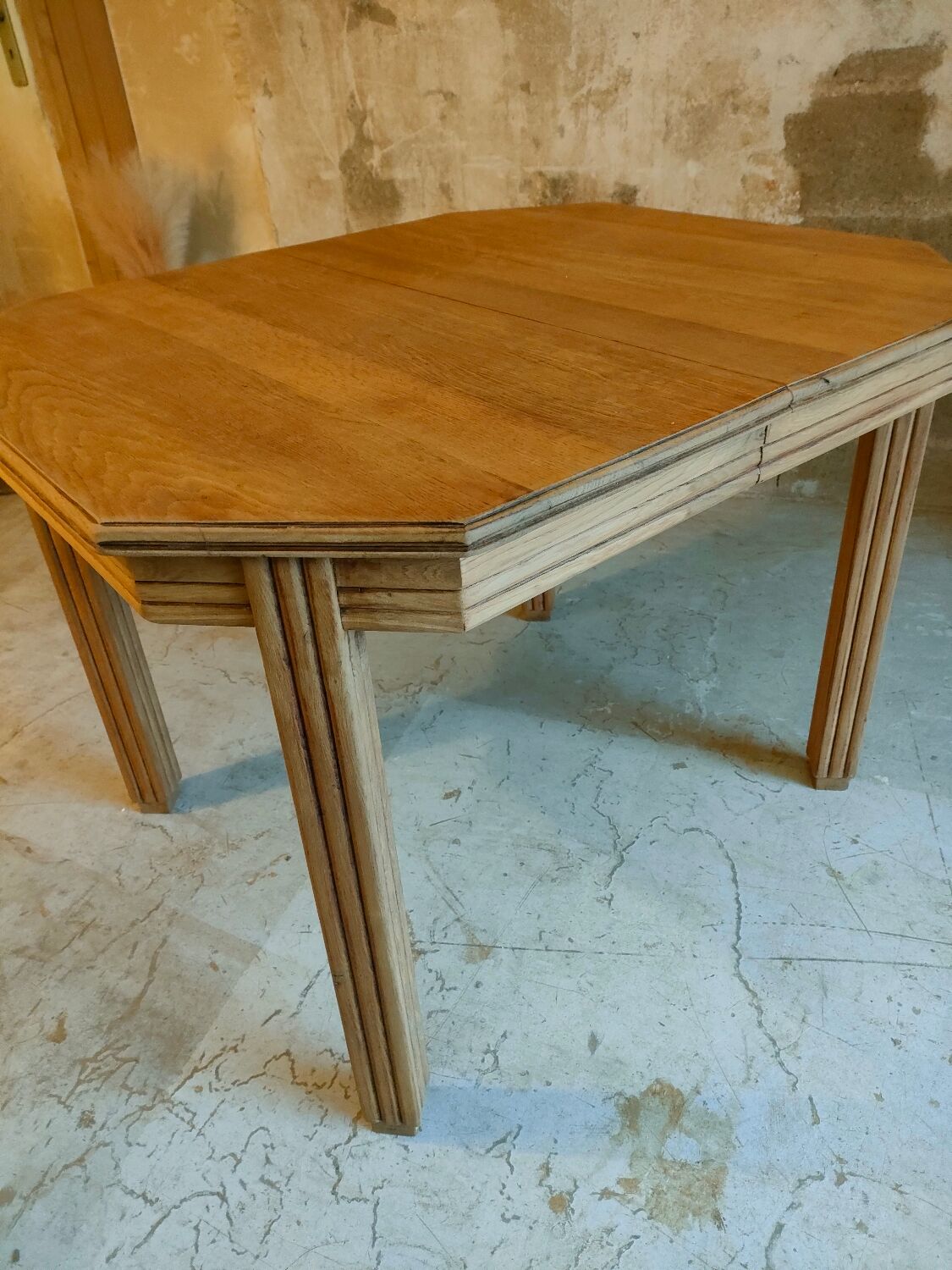 Art Deco farmhouse table