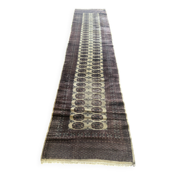 Tapis Pakistan Bokhara laine couloir