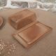 Old stoneware butter dish