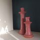 Set of 2 ceramic candle holders tamegroute