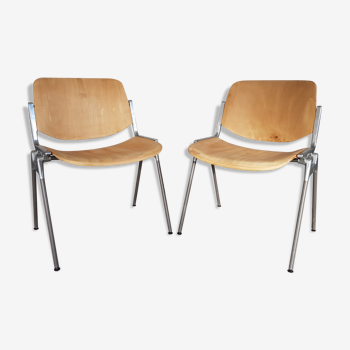 Two Castelli DSC 106 vintage chairs