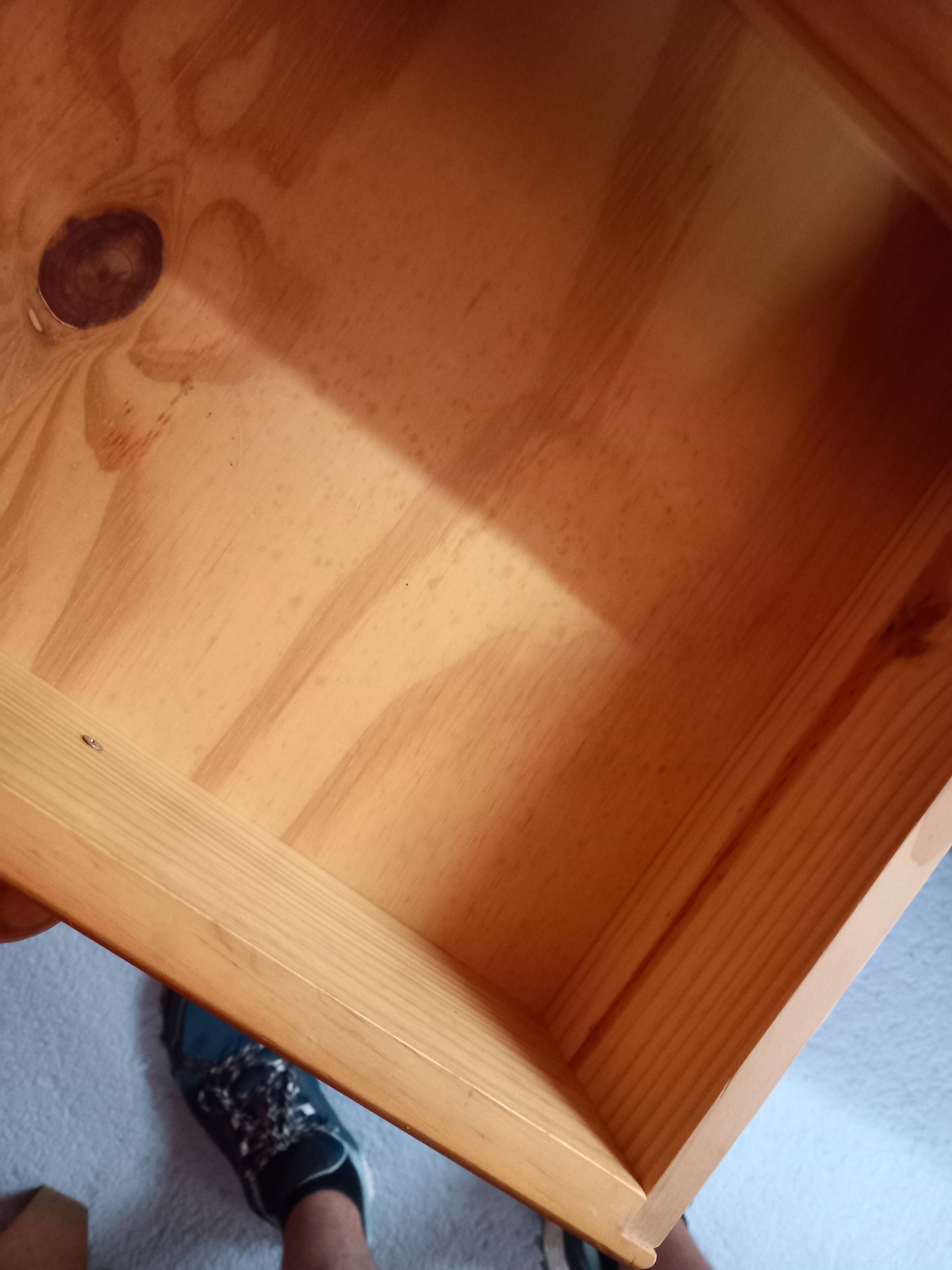 Commode en pin vintage des années 70