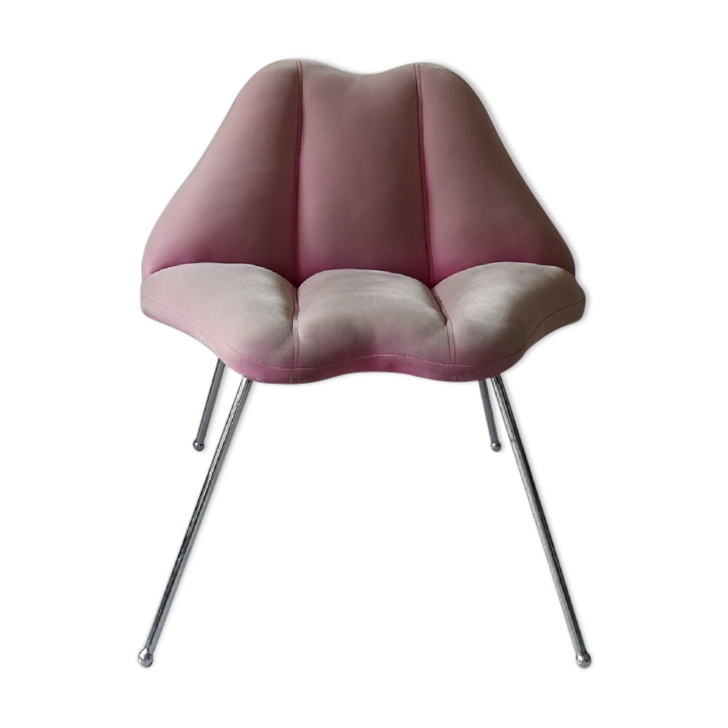 Vintage velvet armchair pop art lips marilyn monroe, 1970