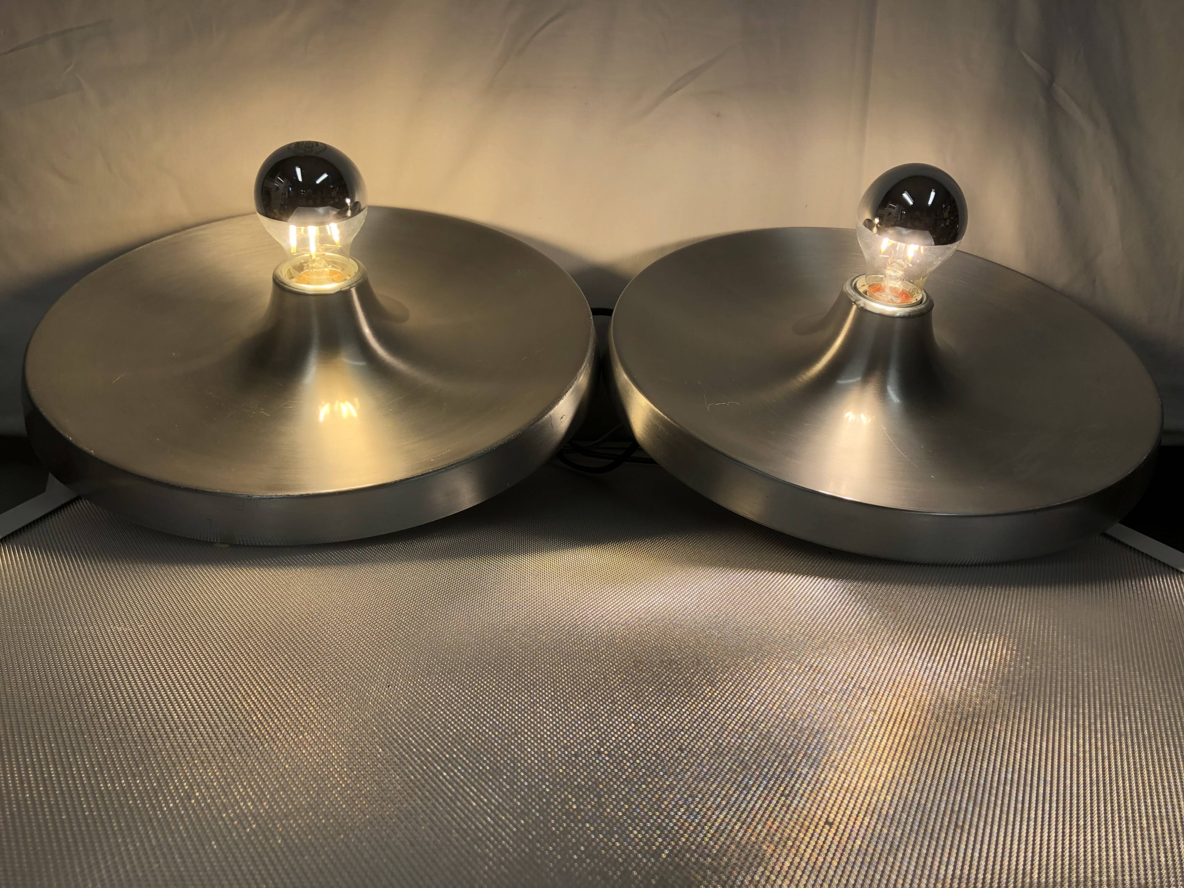 Pair sconces, Flush Light, Germany 1960-70
