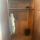 Armoire de style Louis-Philippe en bois de cerisier massif