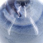 Lampe de potier en céramique fat lava bleu, années 70