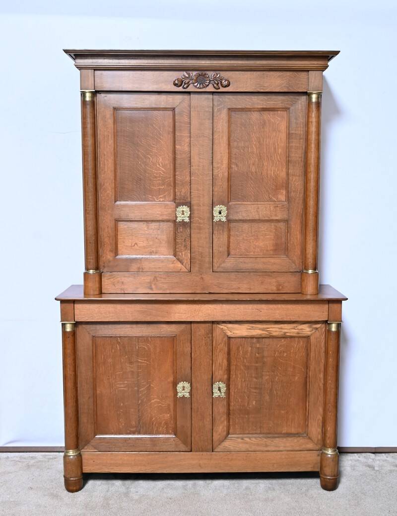 Empire Oak Two-Body Buffet – First Half of the 19th Century