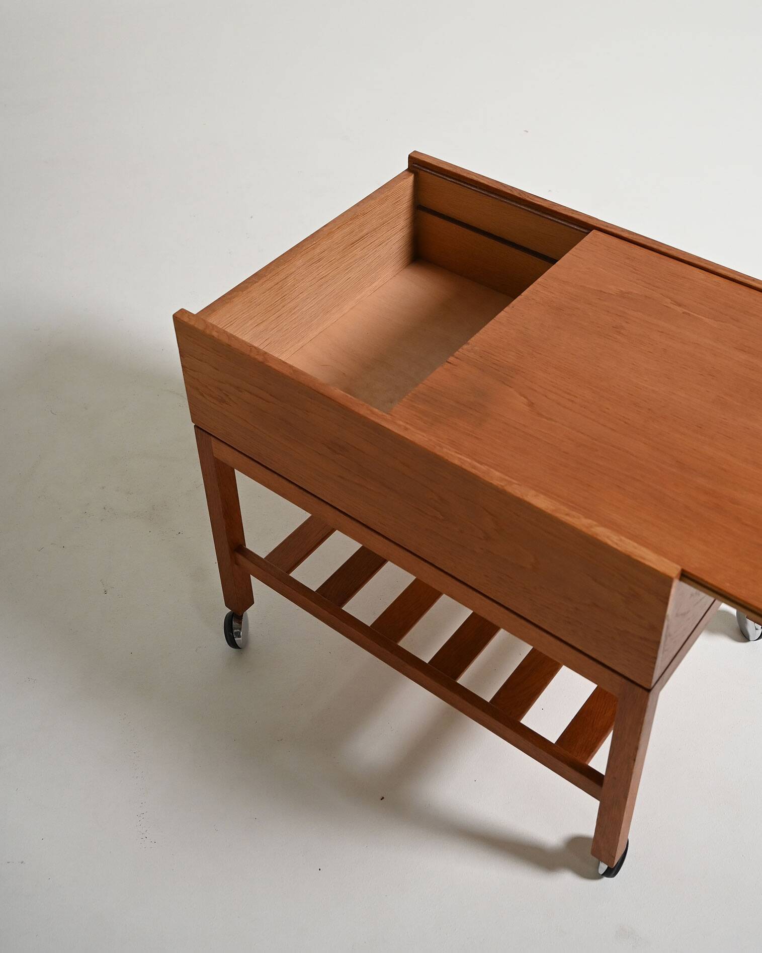Danish teak trolley, 1960s/70s
