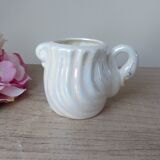 Iridescent Ceramic Swan Tumbler, Swan Pot Bathroom Decoration