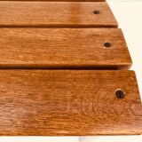 Suite of 6 oak chairs 1960