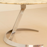 Vform design table produced by Euro International Steel Furniture