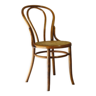 Bistro chair N°18 light oak year, 1900.