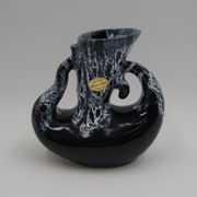 Vintage flamed sandstone vase