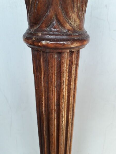 Lampadaire bois sculpté mouluré st empire ep 1930/40