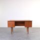 Mid-Century Danish Teak Executive Desk, 1960s.