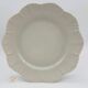 6 flat plates made of Limoges porcelain.