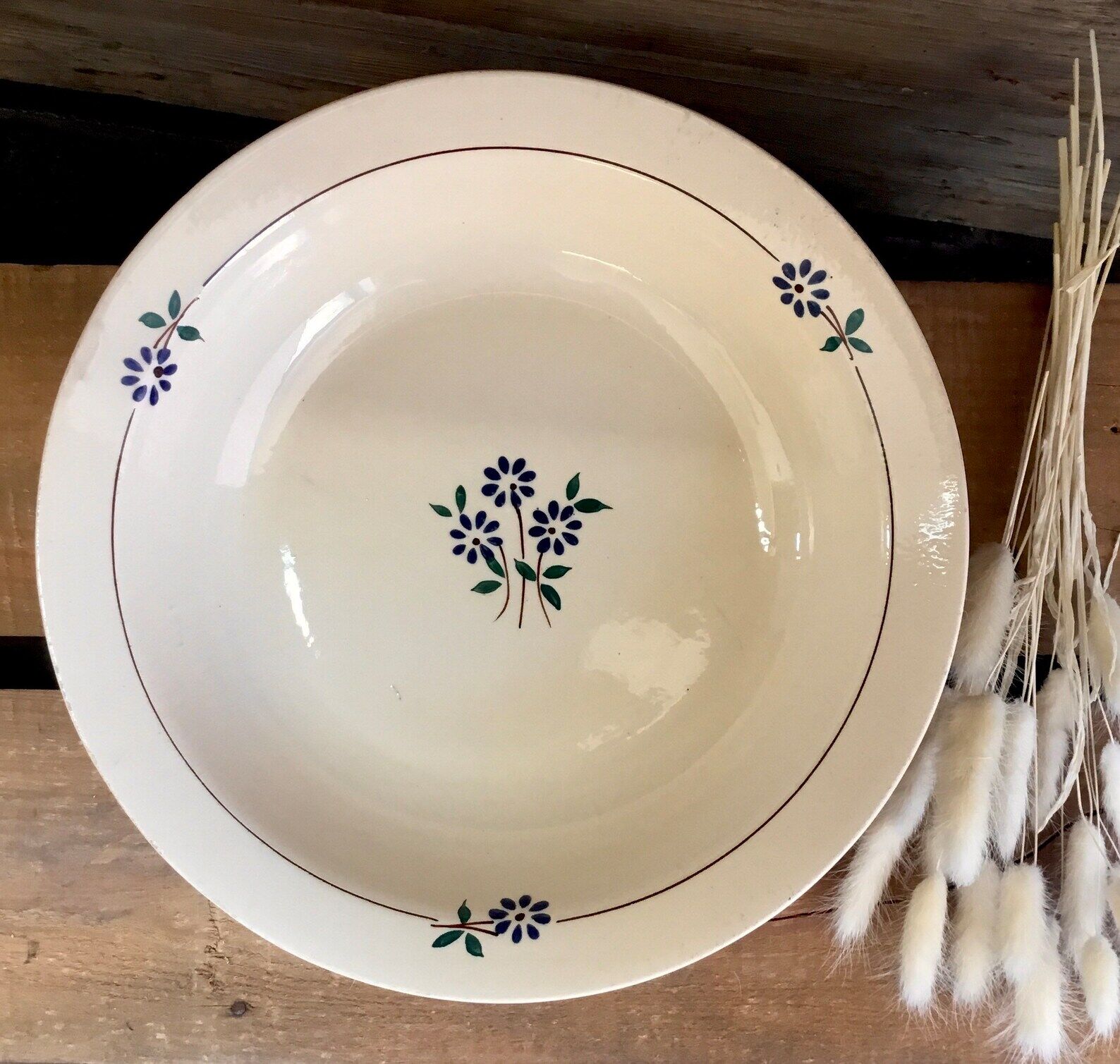 Hollow dish Moulin des Loups Orchies vintage