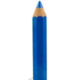 Michel Aroutcheff, postmodern blue Pencil table lamp, Ed. Vilac France 1980