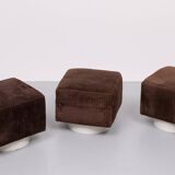 Set of 3 Ripcord stools Space Ace 1970s