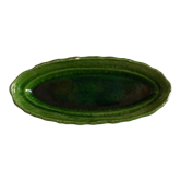 Green clay green clay flat centerpiece with festoons 1960