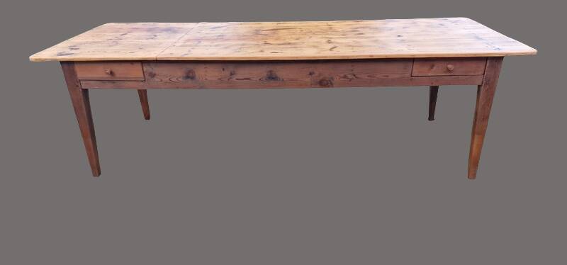Table de ferme ancienne 270 cm