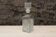 Carafe in chiseled glass
