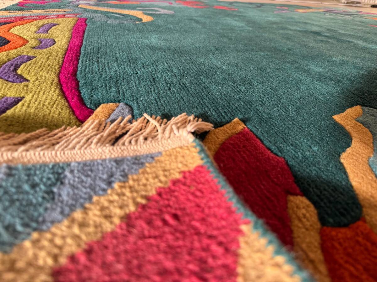Tapis moderne népalais 200x200 cm