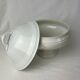 White porcelain soup bowl