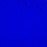 Tableau peinture abstraite monochrome minimaliste bleu encadré