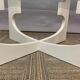 Vintage 1970s Circular Glass Coffee Table