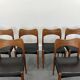 Set of 6 model 71 teak dining chairs by Niels O Møller for JL Møllers 1950s
