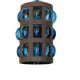 Blue blown glass and metal pendant light, 1970s