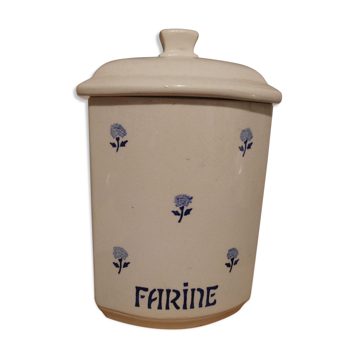 Pot à farine ancien