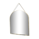 Mirror with golden edge