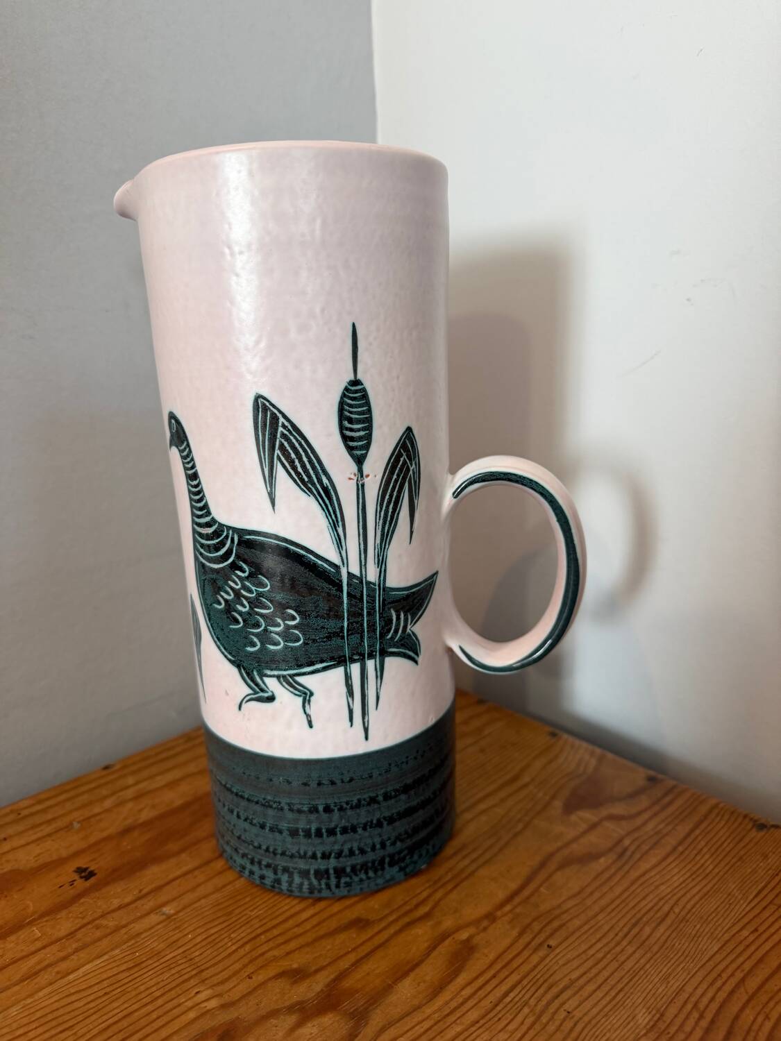 Glazed ceramic vase by Yvon Roy from Durtal, vintage 60s model.