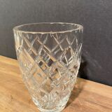 Carved crystal vase, Saint Louis, Baccarat, Bohemia