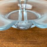 Vintage Danish glass bowl by Holmegaard, 1970s.