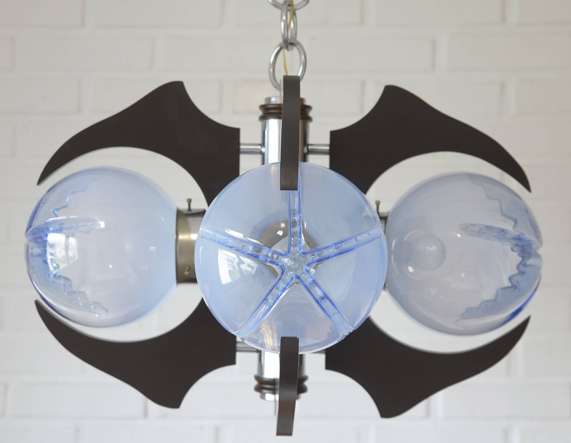 Vintage Pendant Light Murano Lamp Mazzega Style Light Fixture Sputnik