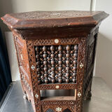 Antique Ottoman Turkish octagonal table