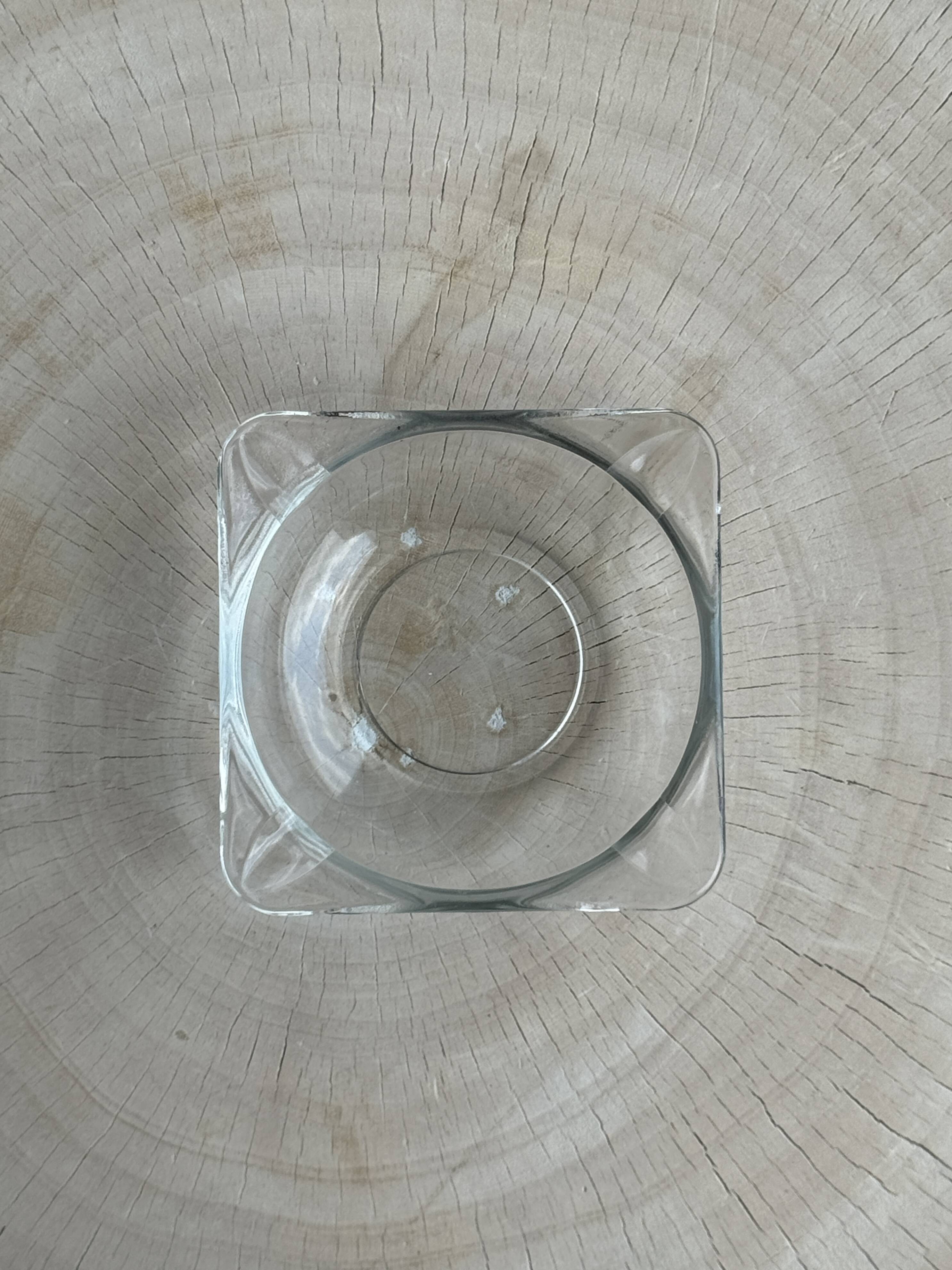 Small square ashtray Duralex Saint Gobain France