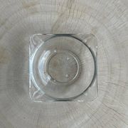 Small square ashtray Duralex Saint Gobain France