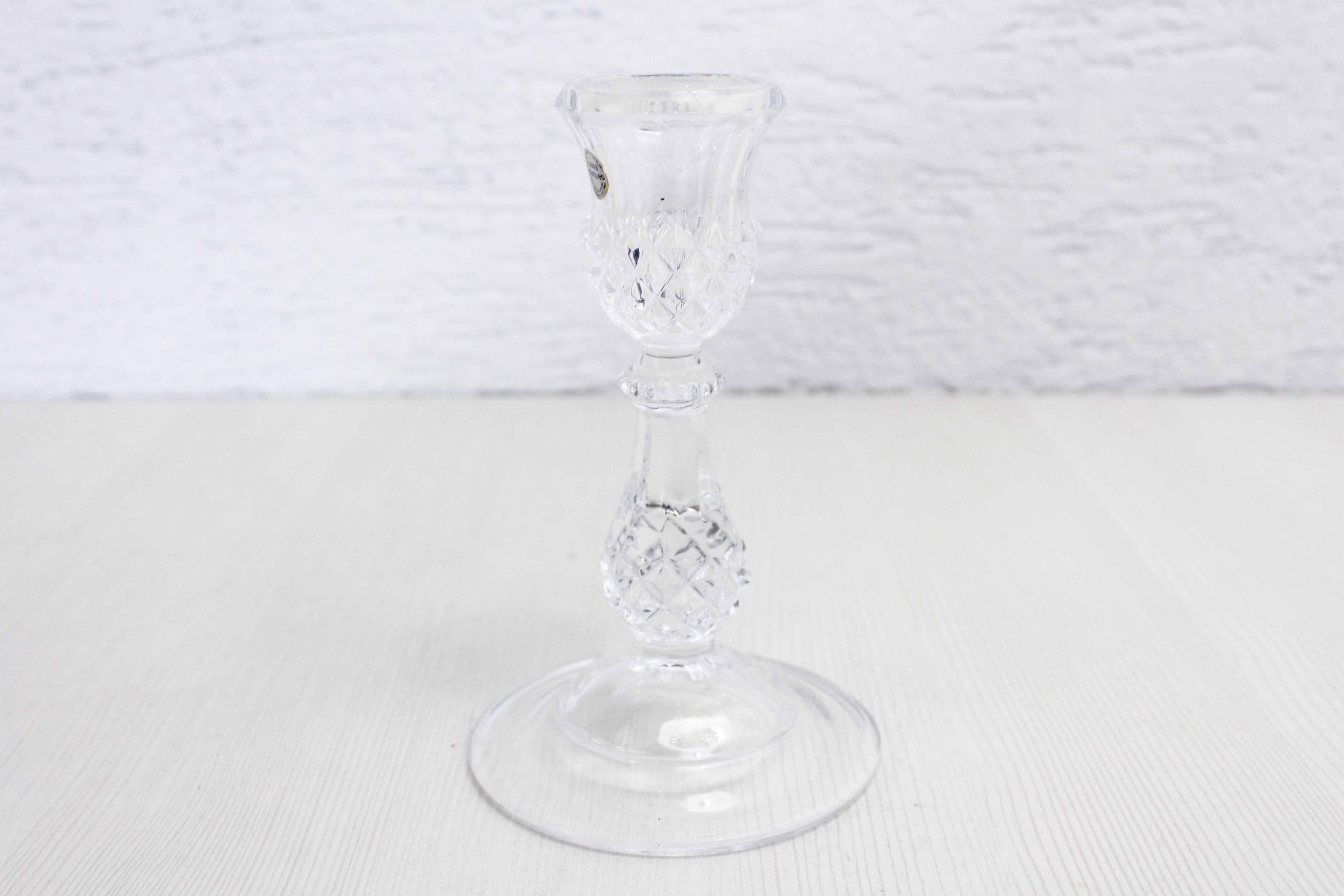 Crystal candle holder