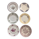 Mismatched antique plates