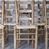 Lot of 12 Georges Robert mountain chairs - France 1960