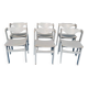Set of 6 vintage designer chairs