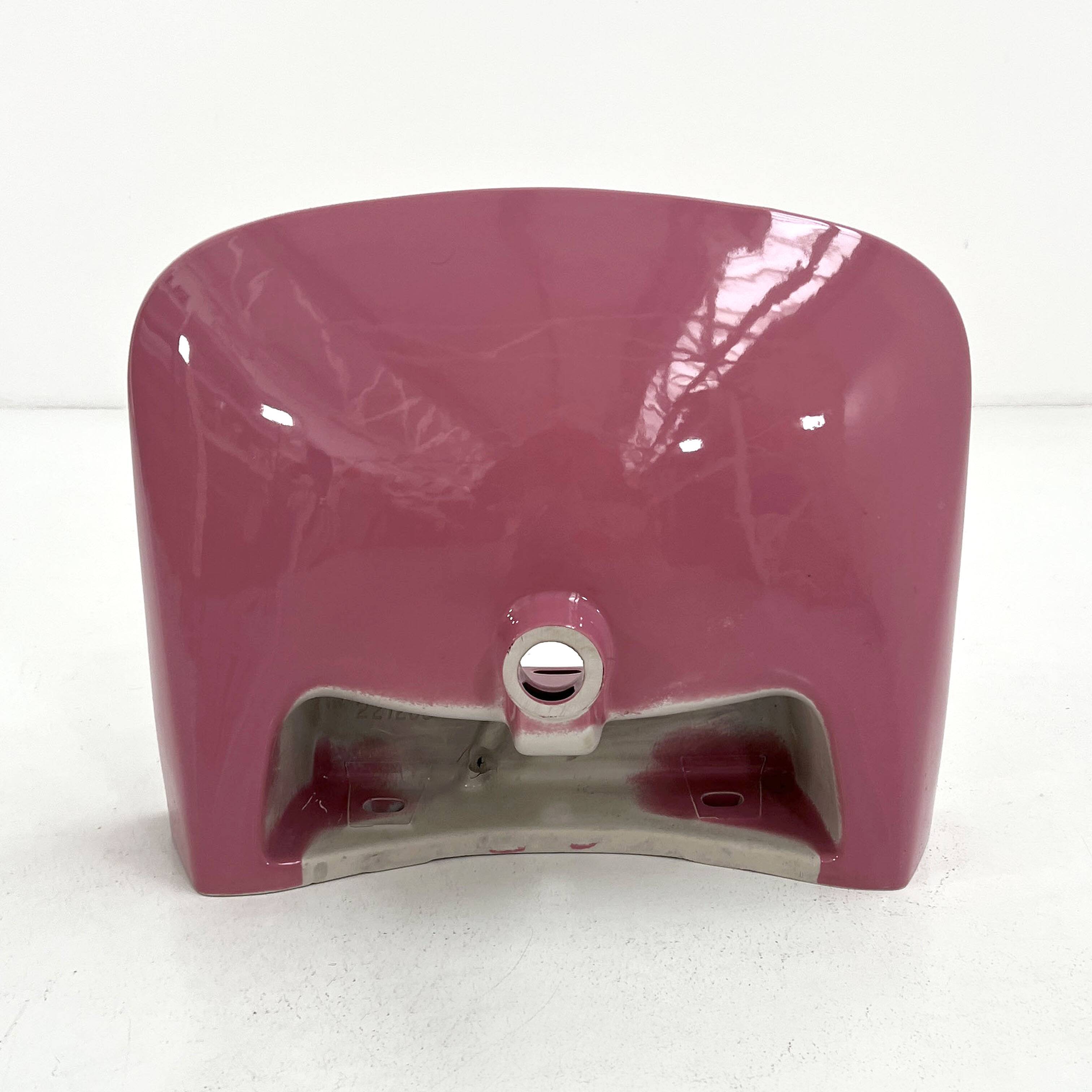 Keramag Keravit pink washbasin, 1980