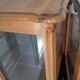 Antique solid wood display cabinet