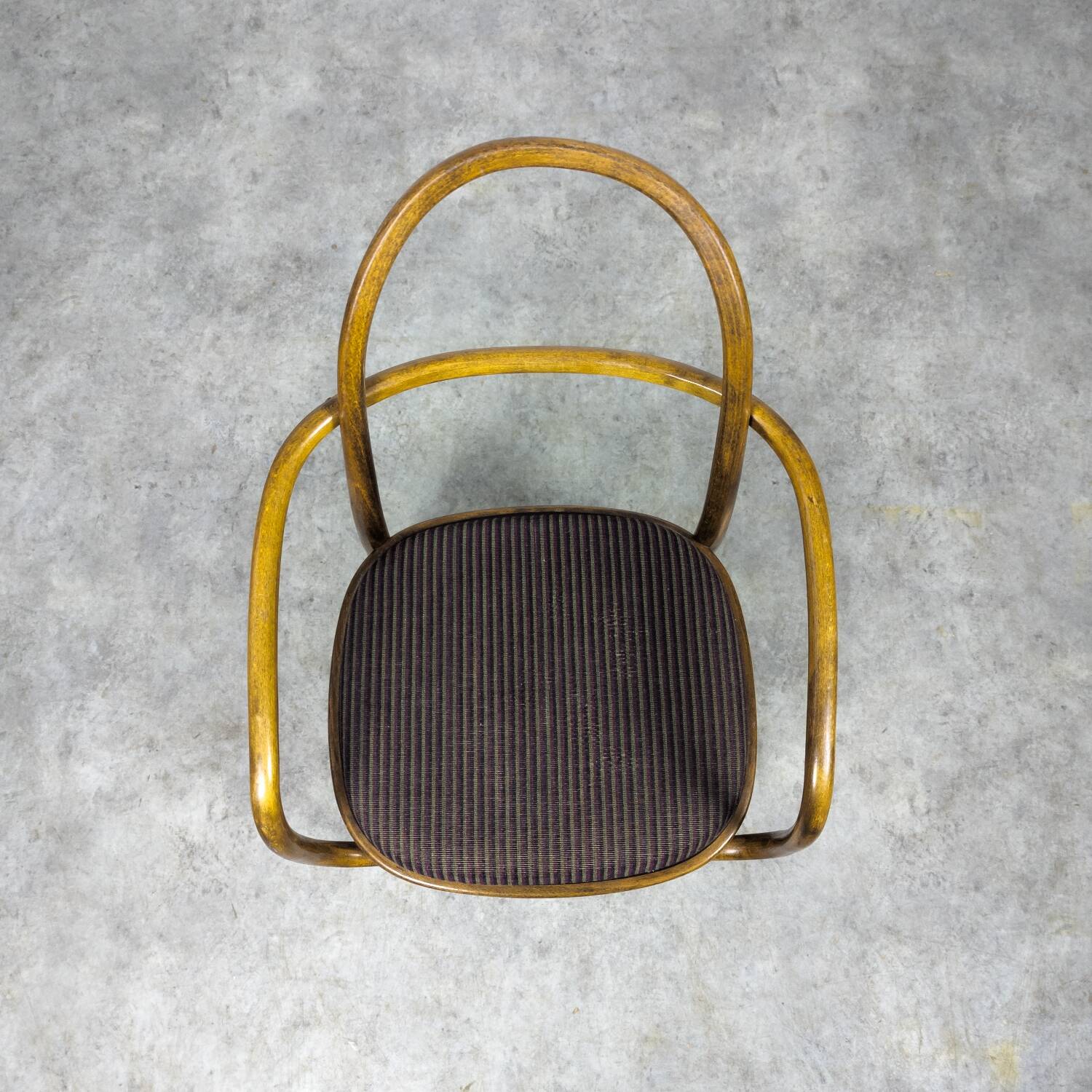 Rare fauteuil en bois courbé de radomír hofman pour ton, 1967